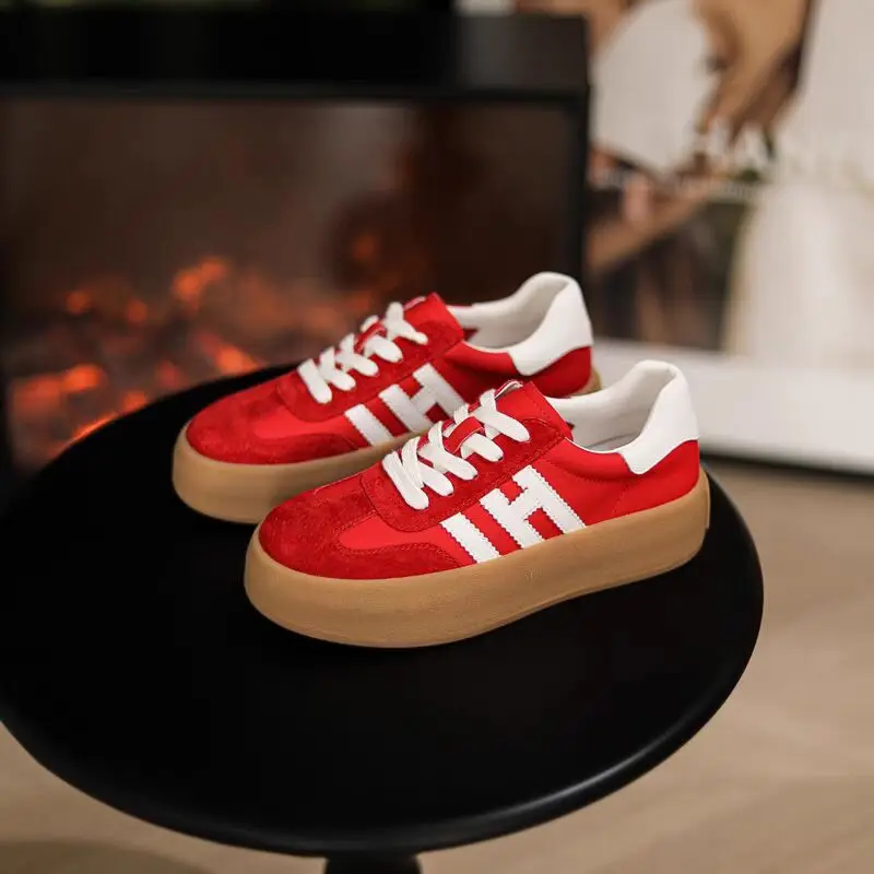 Кеды женские из искусственной кожи кроссовки на платформе для тенниса