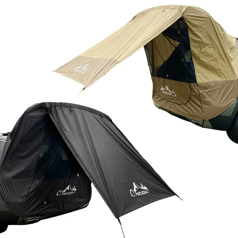 

Portable Car Tent Sunshade Rainproof Vehicle Rear Extension Tents SUV Trunk Tent for Outdoor Self-driving Tour Camping Travel