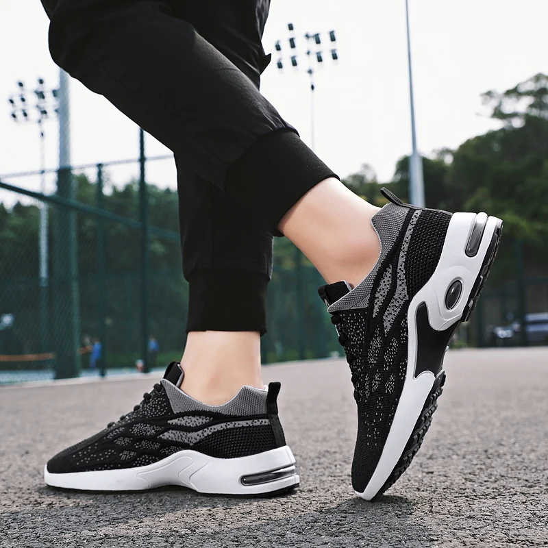 Casual Sneakers Cushioning Outdoor Running Shoes for Men Non-slip Sport Male Shoes Professional Athletic Training Men Air Shoes