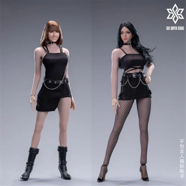 

3stoys 3S006 масштаб 1/6 сексуальные подтяжки крутая юбка для девочки платье комплект одежды модель для 12 дюймов S12D Suntan большой бюст экшн-фигурки