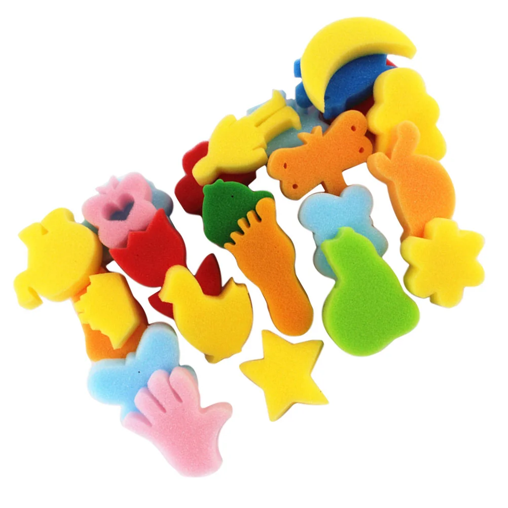 

Sponge Kids Painting Stamper Diy Foam Animal Toys Stampers Letter Children Drawing