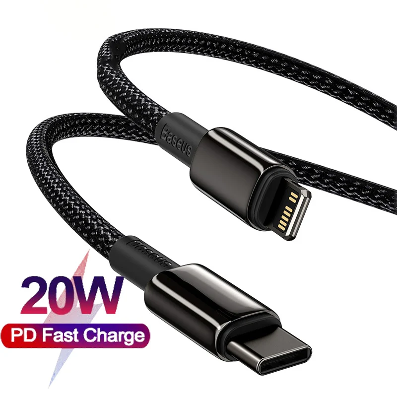 

Baseus USB Type C Cable for iPhone 12 Pro Max 12 Plus PD 20W Fast Charge USB C for iphone 11 Pro Cable Phone Charger Data Cable