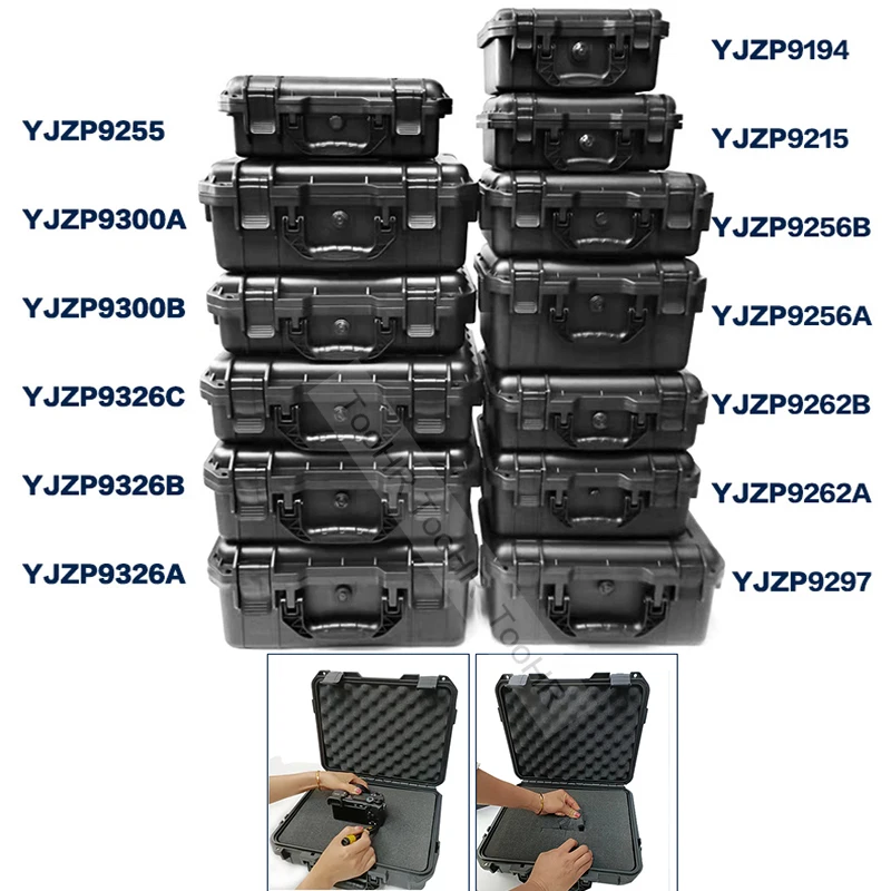 

Organizer Tool With Instrument Seal Safety Waterproof Hardware Case Storage Box Sponge Protector Toolbox Equipment Box