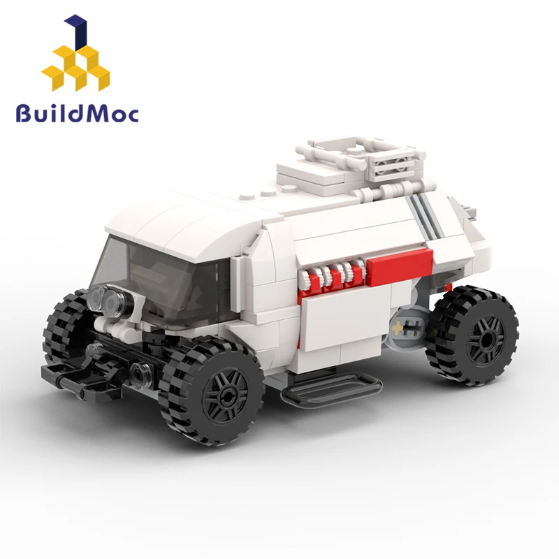 

Buildmoc MOC потерянный в космосе автомобиль charрайот технический набор строительные блоки наборы игрушки для детей подарки игрушки 292 шт. кирпичи