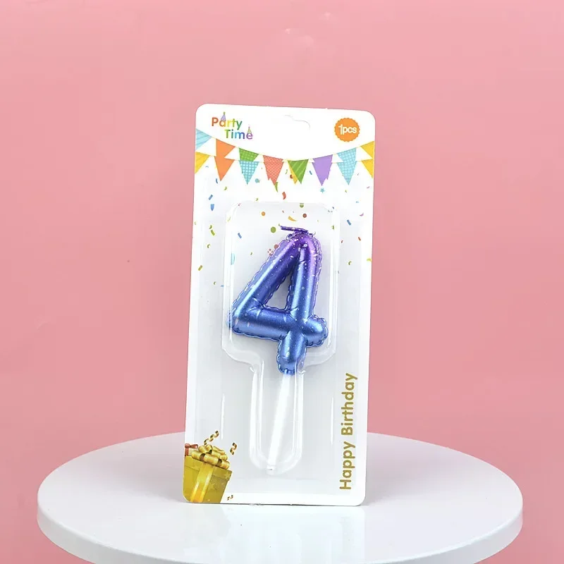 

Градиентные свечи-шары цифра 0-9