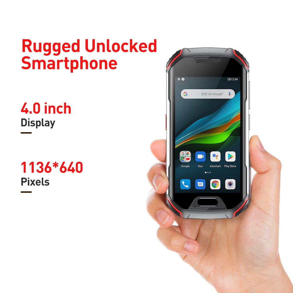 Unihertz Atom L Rugged Unlocked Smartphone 6GB+128GB Android 11 Fast Charging 48 MP Camera 4300mAh Fingerprint Dual Sim NFC