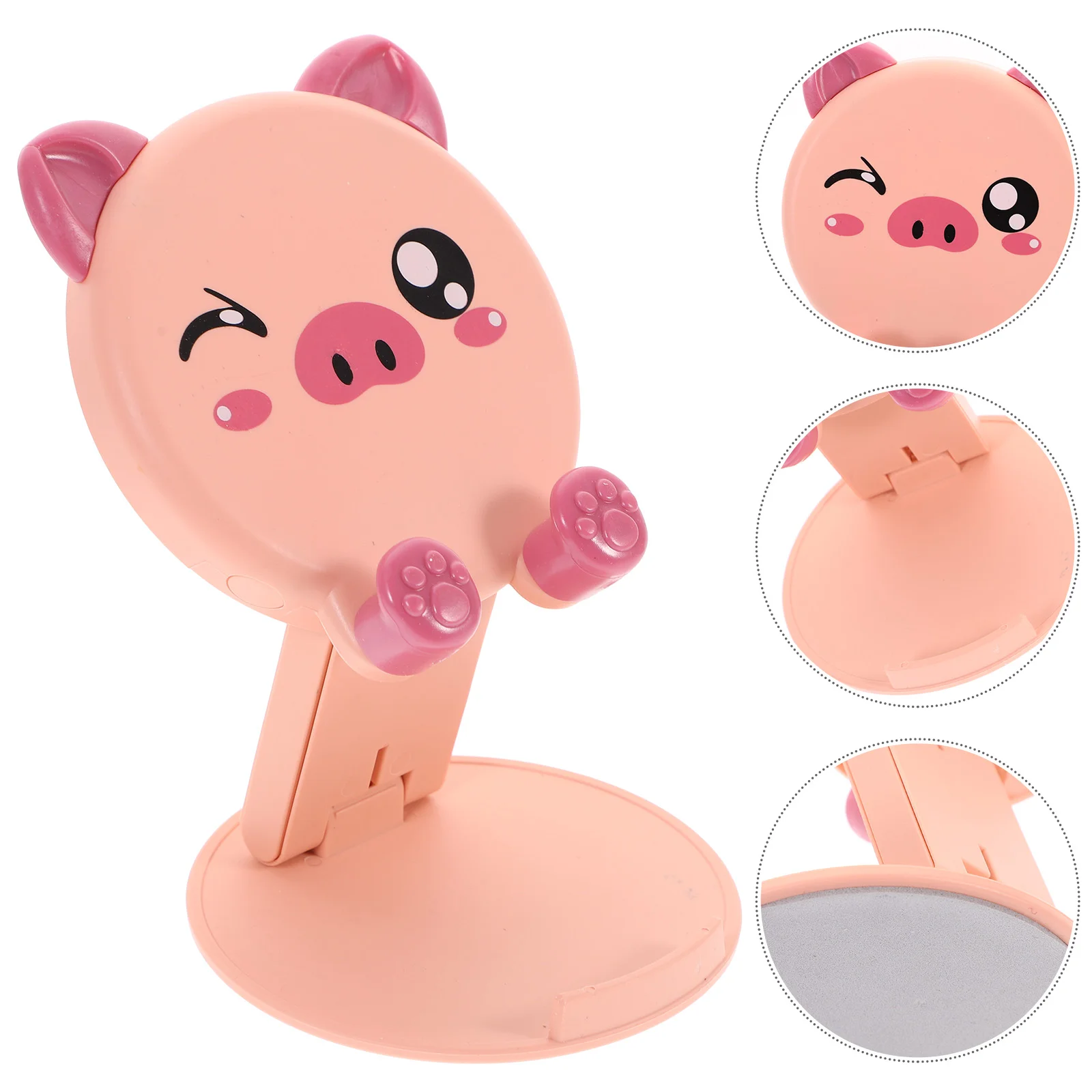 

Holder Stand Desktop Animal Foldable Mobile Rack Tabletdesk Cartoon Bracket Lovely Cell Support Cradleplastic Cellphone