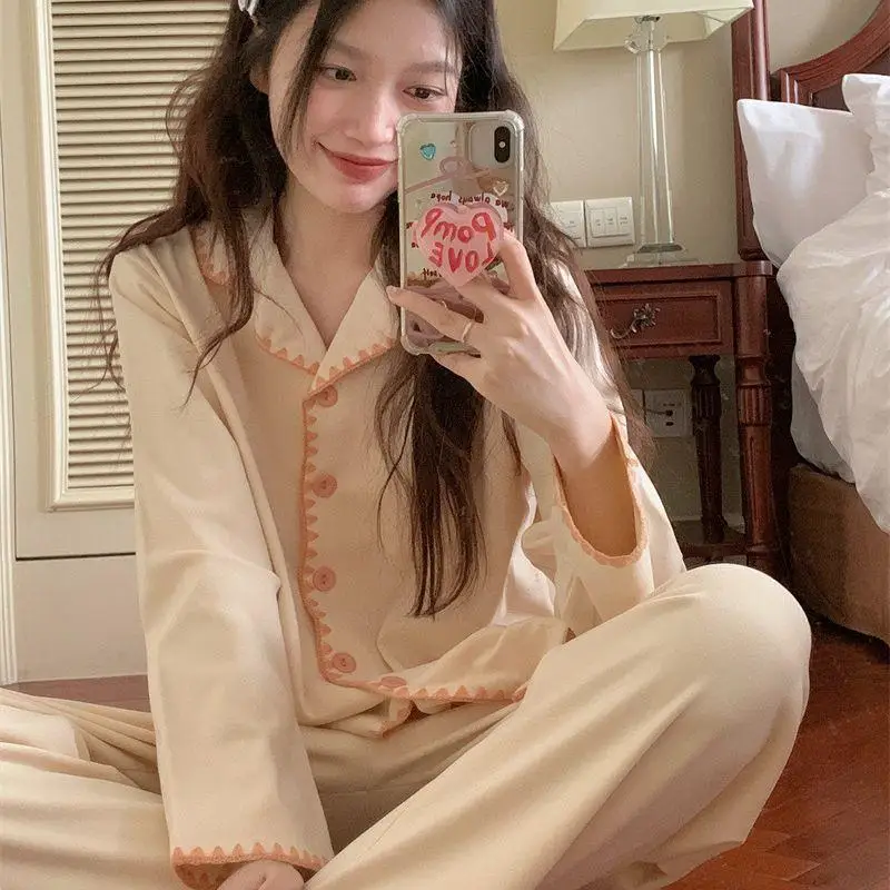 Queen MKER осенне-зимние новые мягкие бархатные пижамы женские удобные кардиганы с