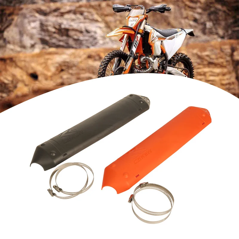 

Аксессуары для модификации кроссового велосипеда, 2 отверстия для KTM 300, защита выхлопных газов, Модифицированная задняя крышка