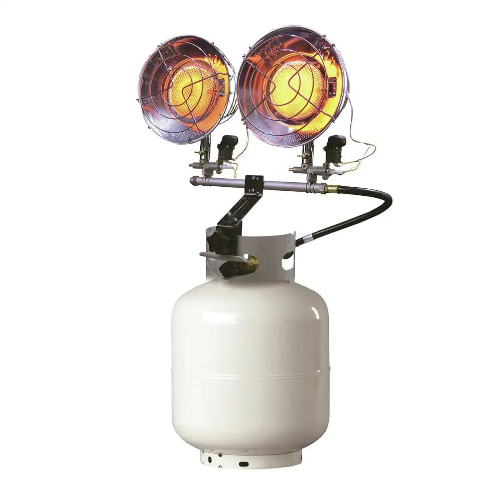 Mr. Heater, MH30T Double Tank Top Outdoor Propane Heater (Propane Cylinder not Included)