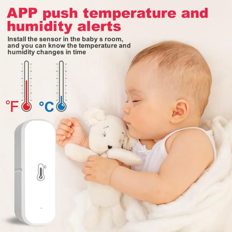 Датчик температуры и влажности Tuya Zigbee нужен Gateway Hub домашний гигрометр для умного