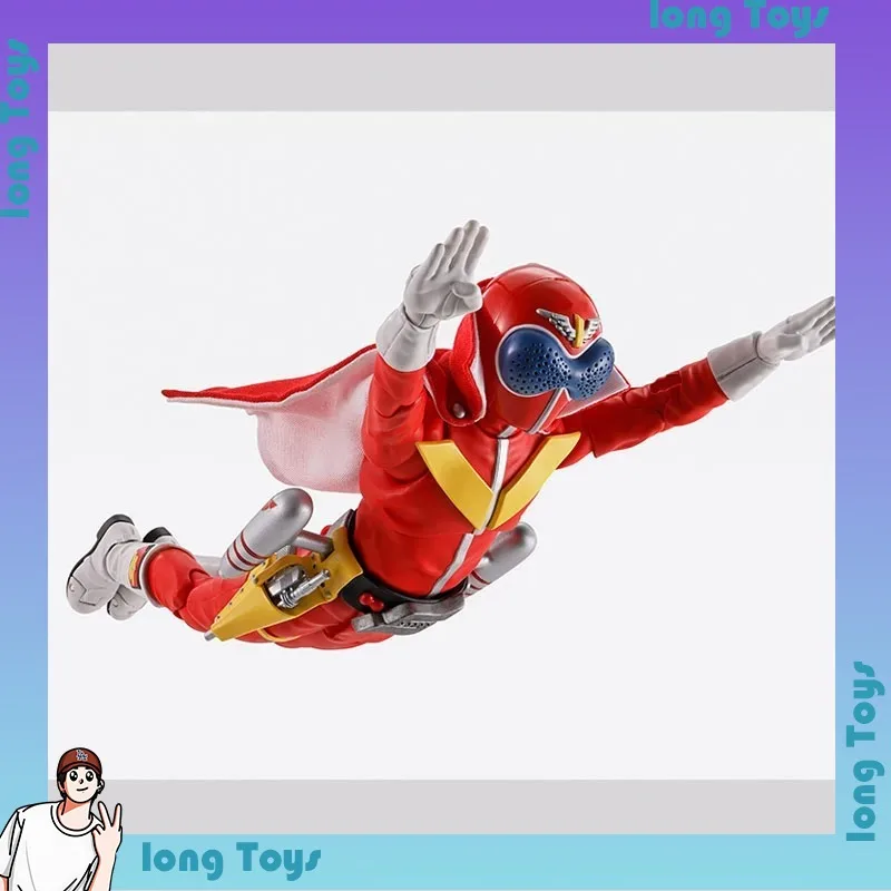 В наличии: Оригинальный конструктор Bandai Himitsu Sentai Gorenger, модель SHF Акарейнджер, 50-я коллекция аниме-фигурок, готовая модель-игрушка (art.: 3920db64b372d) - 3920db64b372d