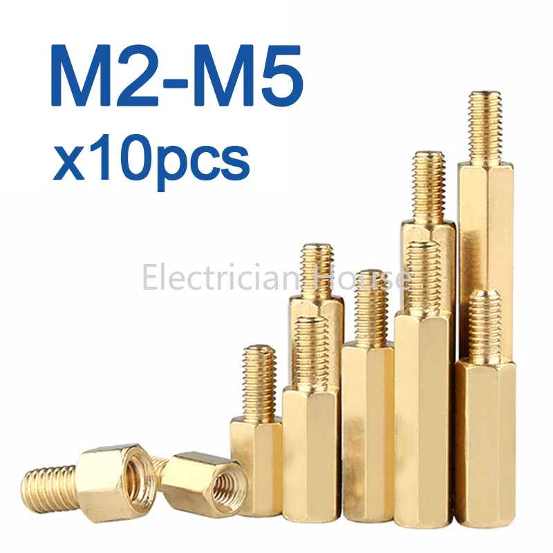 

Латунные шестигранные дистанционные винты AZKD M2 M2.5 M3 M4 M5