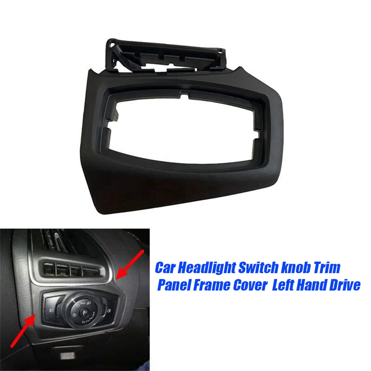 Ручка переключателя фар автомобиля накладка на панель рамка крышка для Ford Focus 12-14