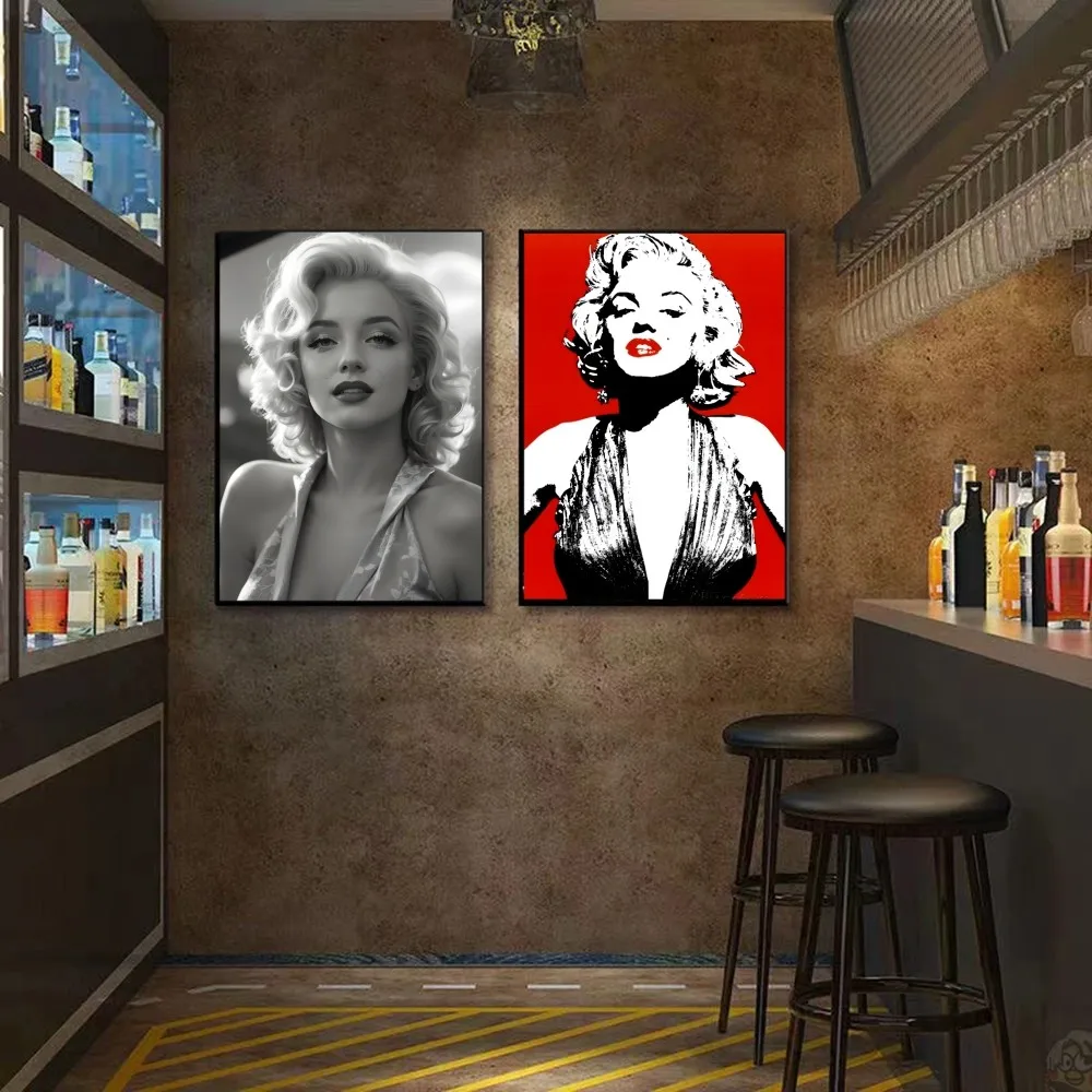 M-Мэрилин Монро Плакат наклейки фотография Декор игровая комната подарки Kawaii HD