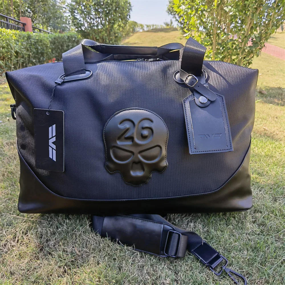 

Travel Golf Handbag Package Skeleton Boston Black Color Men Clothing Shoe Shoulder Outdoor Sports Band Bag