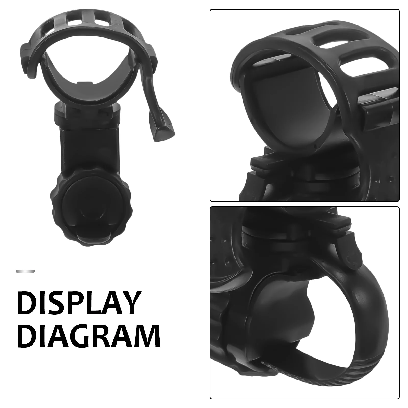 2 Pcs Crutches Cane Storage Holder Mobility Scooter Bracket Light Electric Wheelchair Accessories Lightweight Rubber for Walker