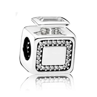 original moments cute signature scent with crystal beads charm fit pandora women 925 sterling silver bracelet bangle diy jewelry