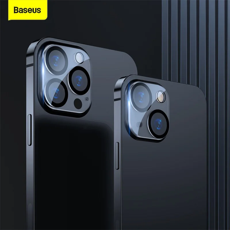 Baseus 2Pcs Camera Lens Protector For iPhone 13 14 Pro Max Tempered Glass Lens Glass For iPhone 13 14 Lens Protection Film
