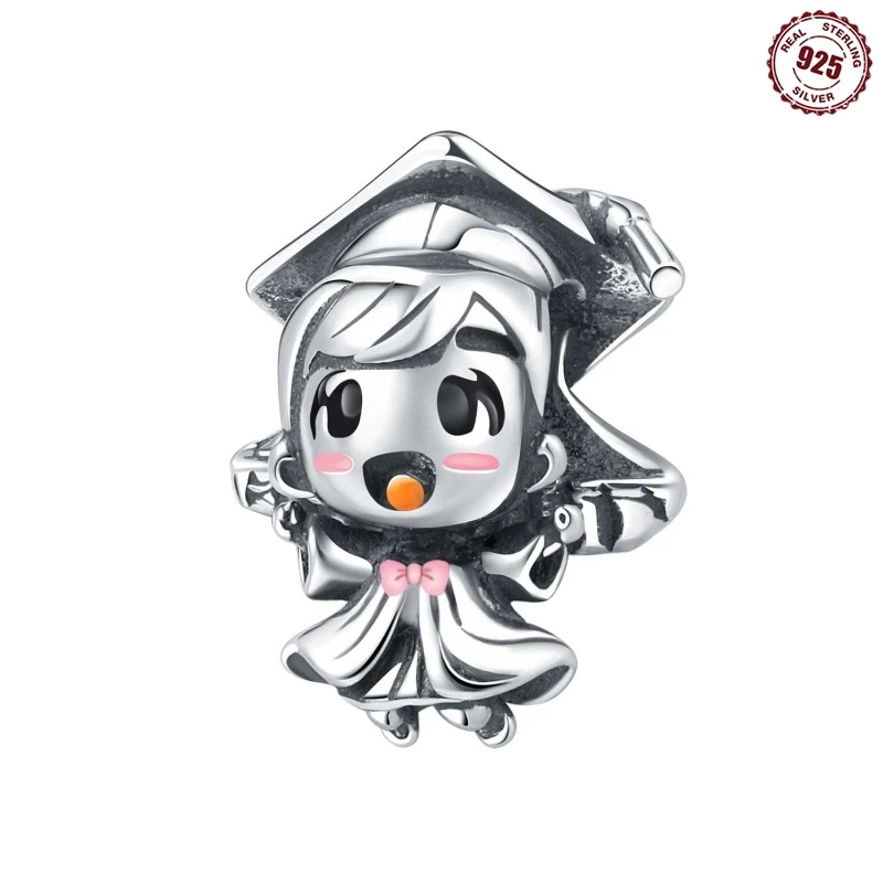 MISEFF настоящее 100% стерлинговое серебро 925 пробы кепка в стиле Регалия подвески для