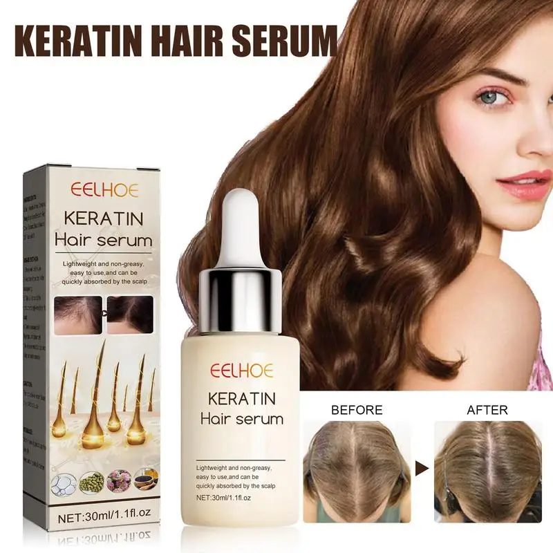 

Hair Growth Essence Natural Vitamin Ingredient Hair Essential Oil Nourishing Thicker Stronger Longer Regrowth Product Hair Serum