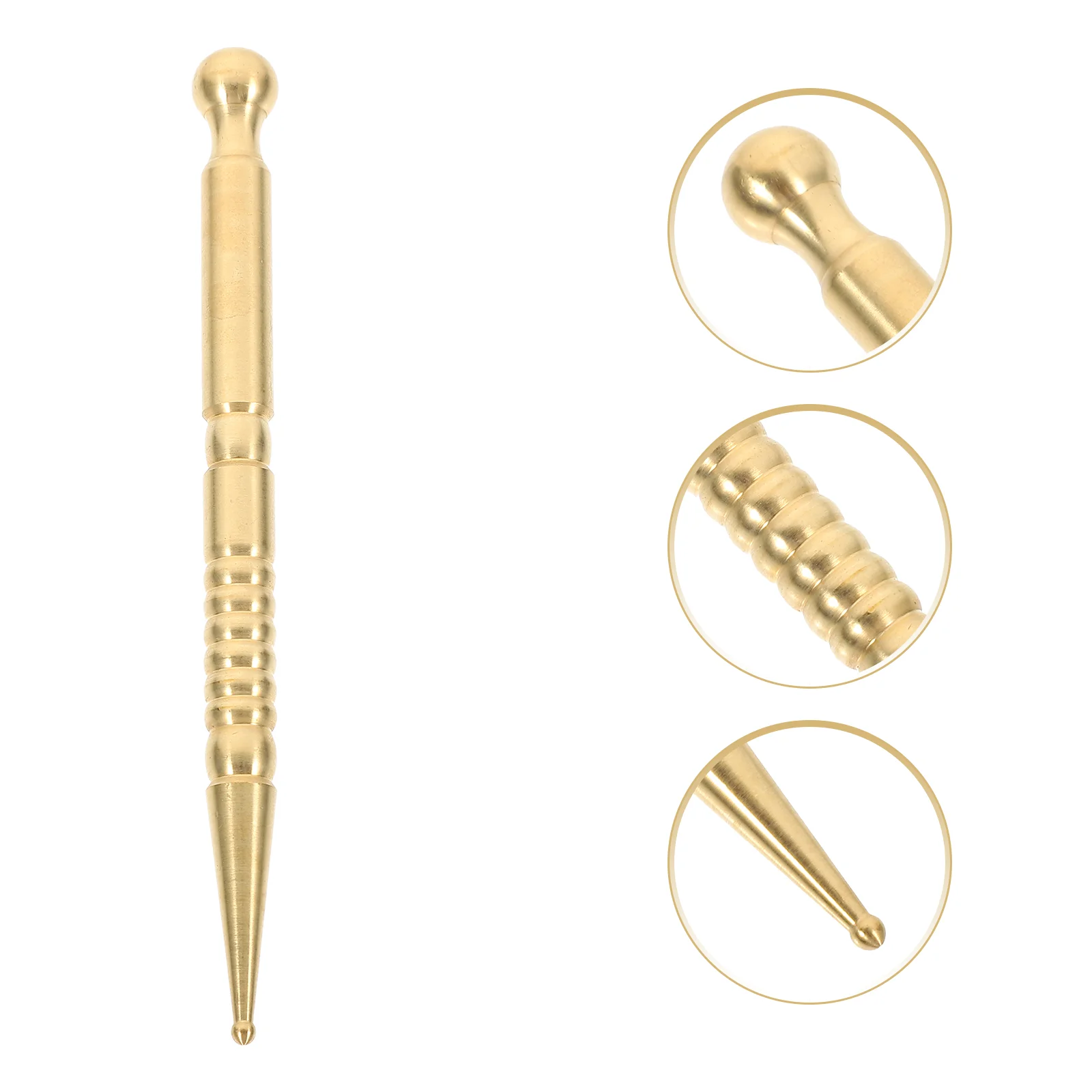 

Pen Acupressure Tool Body Portable Brass Convenient Manual Function Accessory Multi Universal Household Sturdy Bar Sticks Metal