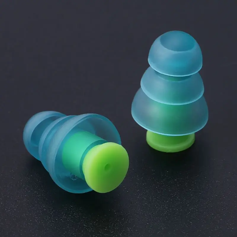 

1 Pair Silicone Earplugs Noise Cancelling Reusable Ear Plugs Hearing Protection