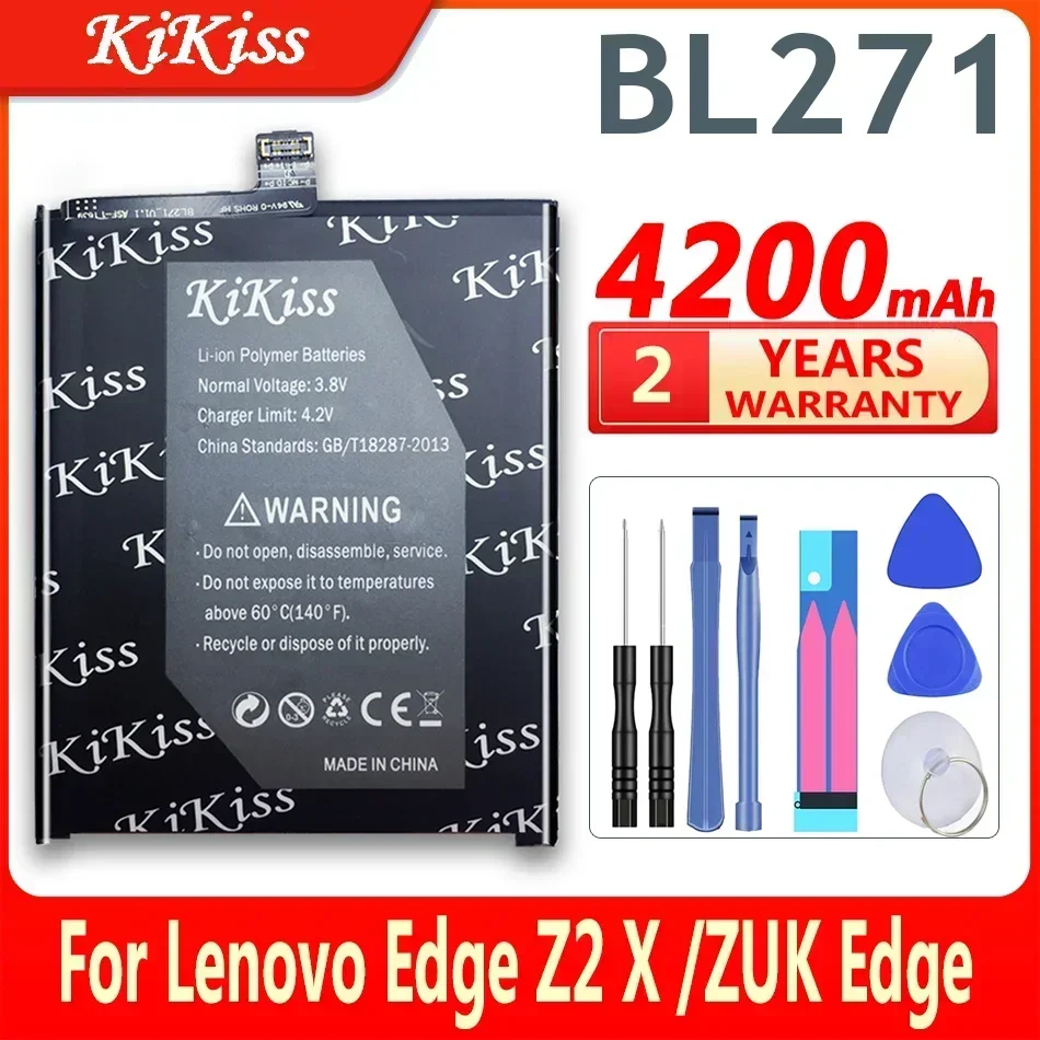 KiKiss BL271 BL 271 4200 мАч литий-полимерный аккумулятор для Lenovo Edge Z2 X/ZUK аккумуляторы