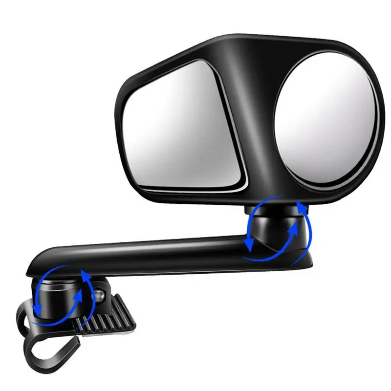 

Car Mirror Blindspot Mirror 360 Rotatable HD Convex Rearview Mirrors Wide Angle Adjustable Blindspot Rearview Mirror Stick For