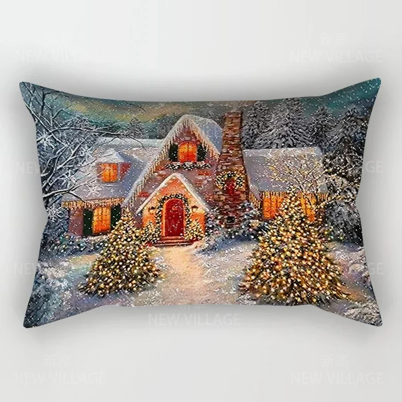 

Чехол для декоративной подушки, плюш, разноцветный узор