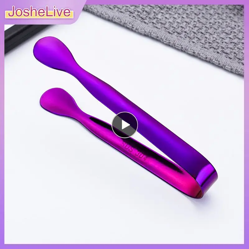 

Зажимы с круглой головкой, зажимы для еды из нержавеющей стали 304, разноцветные быстрорежущие щипцы, аксессуары для бара, зажим для хлеба, пищи, барбекю