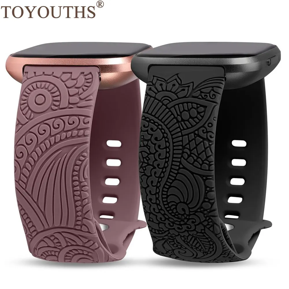 Ремешок спортивный силиконовый для Fitbit Versa 2/Versa Lite 2 упаковки