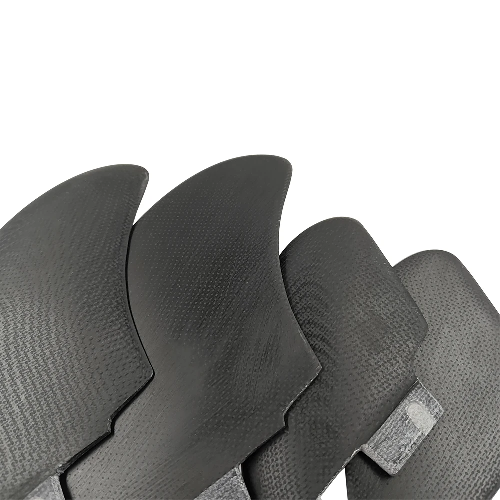 UPSURF FCS II RM Quad Fins Performance Доска для серфинга Черные большие углеродные плавники