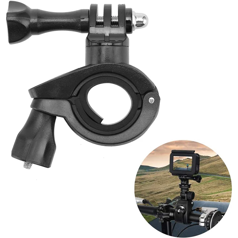 

Bike Bicycle Motorcycle Handlebar 360 Degree Rotation Handle Bar Mount Holder For Gopro Hero11 10 9 8 7 SJCAM Camera Accessories