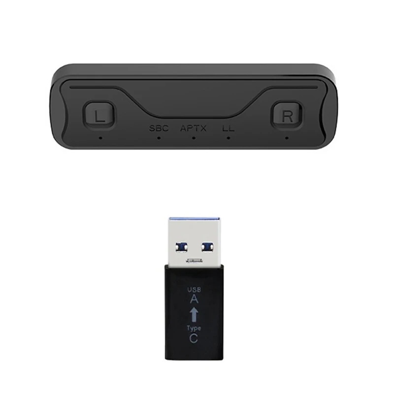 

Type-C Bluetooth-Compatible Transmitter CSR One With Two Bluetooth-Compatible Adapter For PS4 Computer TV Transmitter