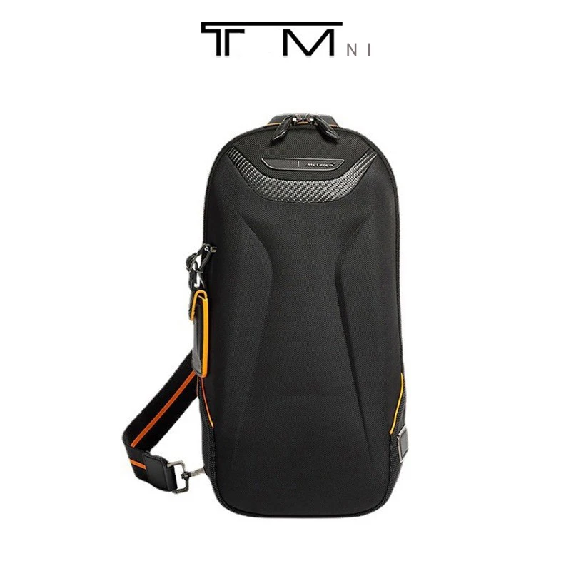 373005d ballistic nylon men's bag single shoulder bag McLaren co branded series carbon fiber large capacity waterproof chest bag