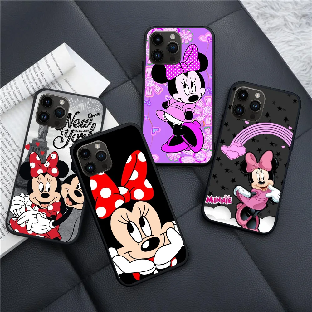 Черный чехол B-2 Minnie для OPPO A37 A36 A15 A54S A12S A57 A11K A54 A53 A15S A52 A55 A12 A58 A12E 5G
