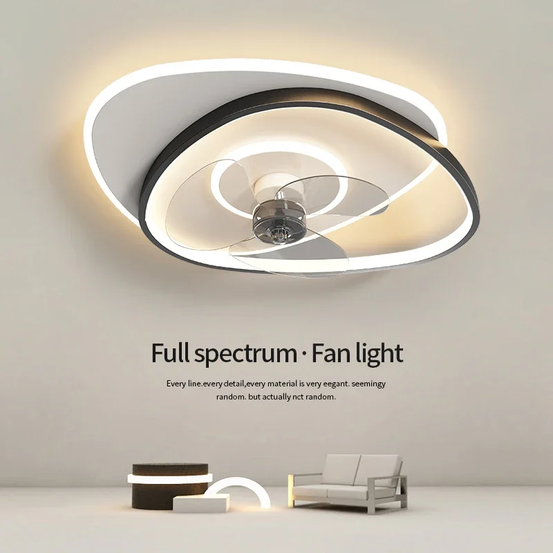 Потолочный вентилятор светодиодная лампа для украшения комнаты спальни с