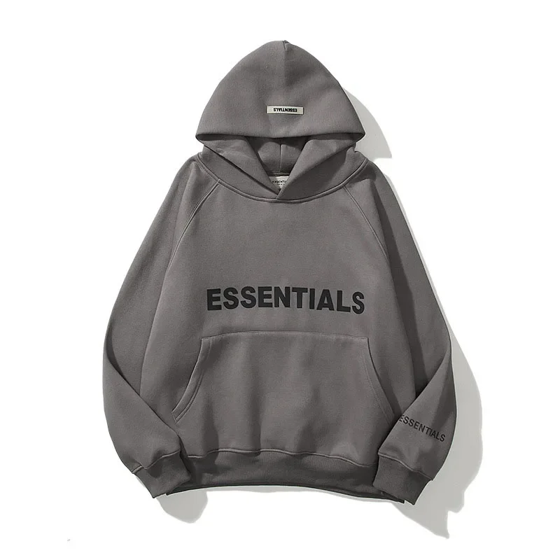 

Essentials Hoodie Men's and Women's Hip Hop Street Sweat Sweatshirt Reflective Letter Printed Fleece Super Dalian Hoodie Fashion