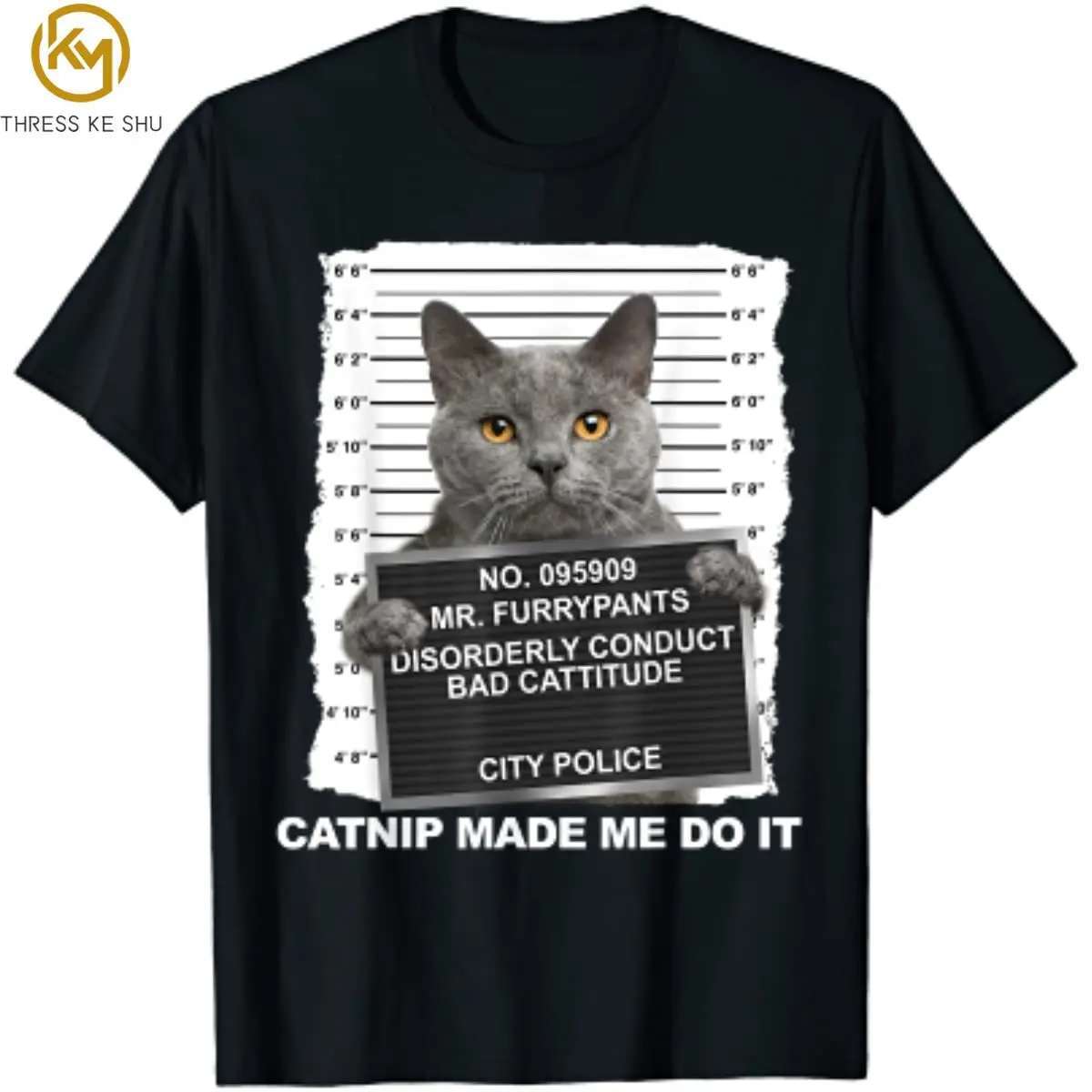 

Catnip Made Me Do It Funny Cat Tee Men Women T-Shirt Oversized T Shirt Vintage T Shirt Cotton Daily Four Seasons Tees Casual