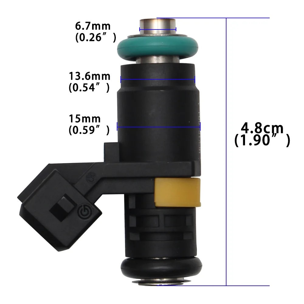 

200CC-250CC мотоциклетный топливный инжектор с четырьмя отверстиями, распылительная насадка MEV15-004-A OE 10G-09 для YESON Straddle Type, аксессуар для мотоцикла