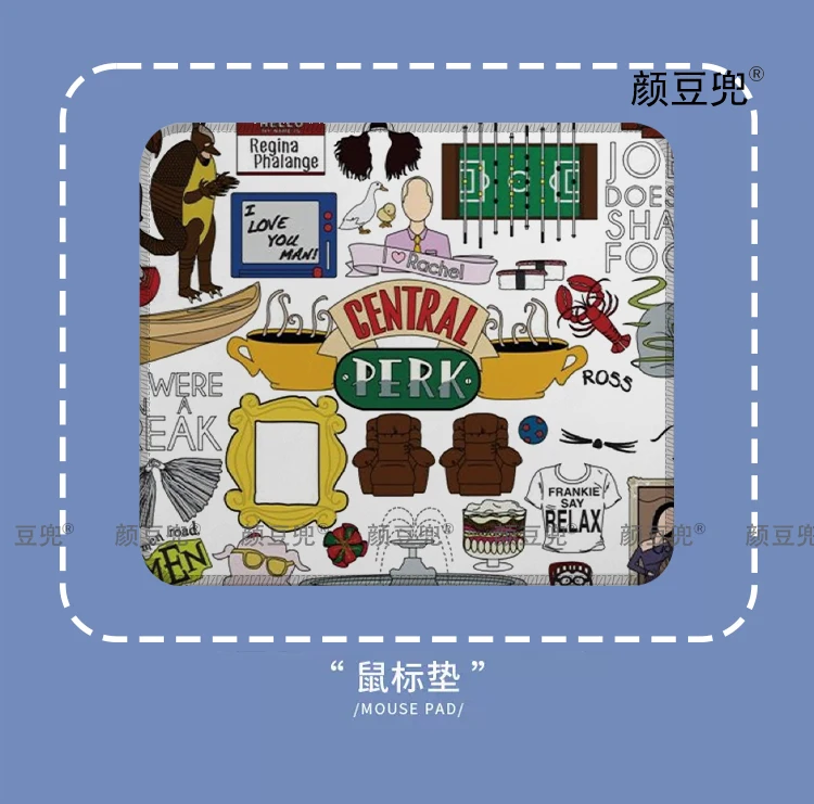 Коврик для мыши Друзья из американской ТВ-серии большой игровой коврик игровая