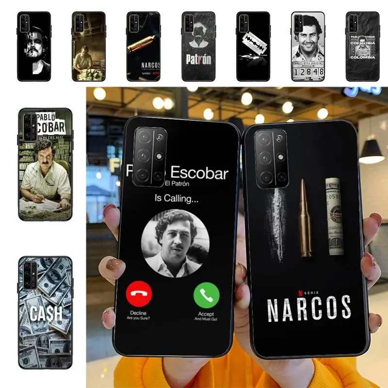

Narcos TV Series Pablo Escobar Phone Case for Huawei Honor 10 i 8X C 5A 20 9 10 30 lite pro Voew 10 20 V30