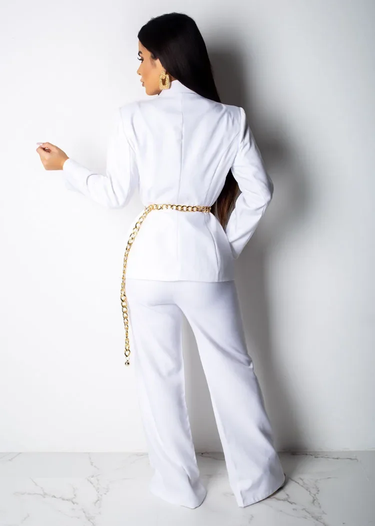 Одинаковые комплекты Кардиган Верхняя одежда Полная длина Широкие брюки