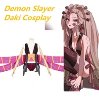 japan anime demon slayer daki cosplay clothing set party prom sexy thong sock gift
