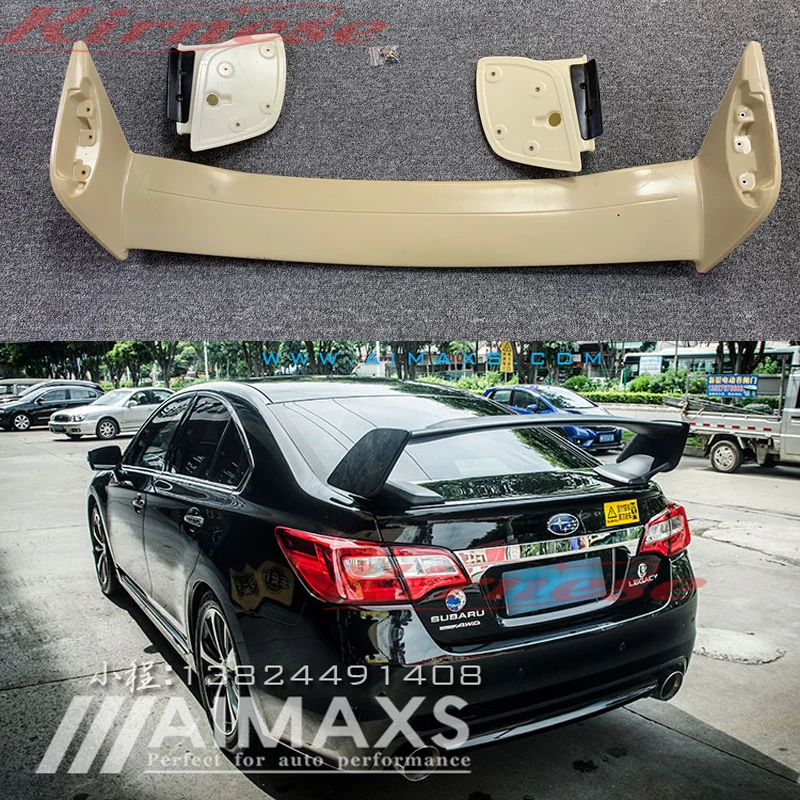 Стайлинг автомобиля для subaru Legacy задний спойлер из АБС-пластика багажника 2016-2017