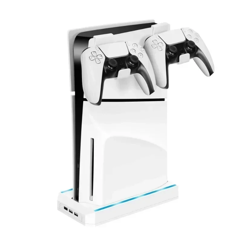 Для PS5 Тонкий охлаждающий вентилятор с цветной подставкой RGB охлаждающая станция