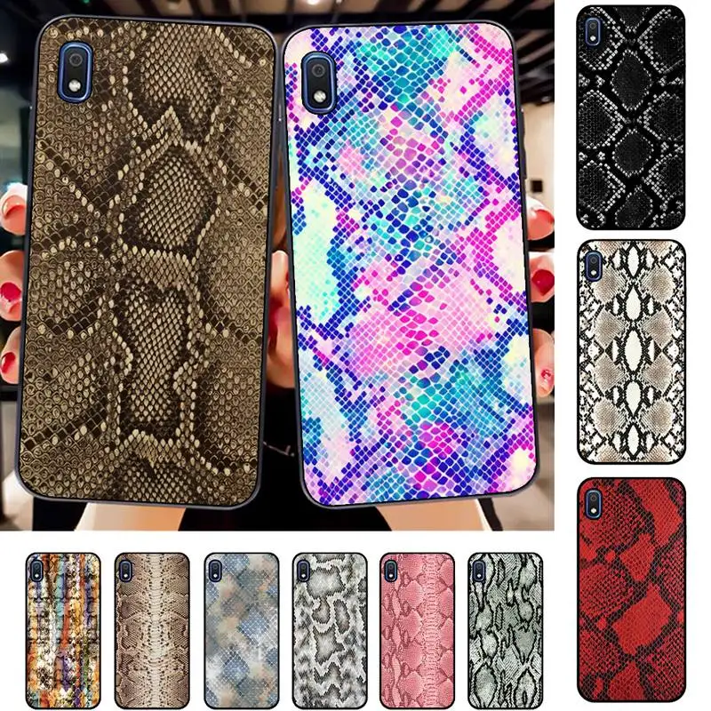 

Snake Skin Phone Case for Samsung A51 01 50 71 21S 70 31 40 30 10 20 S E 11 91 A7 A8 2018