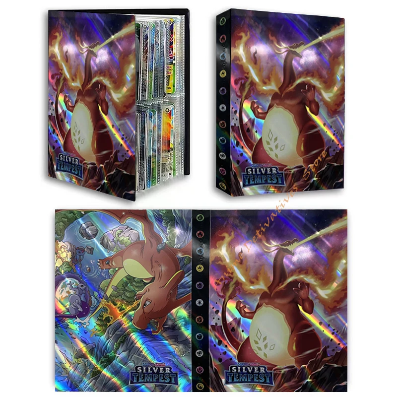 

Альбом для карт памяти Pokemon, альбом Cartoo TAKARA TOMY, 240 шт., игровая карта VMAX EX GX, коллекционная папка для держателя