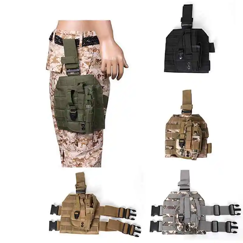 

Universal Holster Leg Drop/ Molle Belt Nylon Pistol Magazine Storage Holster for T12 Q100 T10 K100 Q1S CZ P07 P09 P10 Full Size